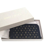 Jimmy Choo Navy Leather Long Wallet (Bi-Fold) (Pre-Owned)