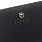 Bvlgari Black Leather Coin Purse/Coin Case