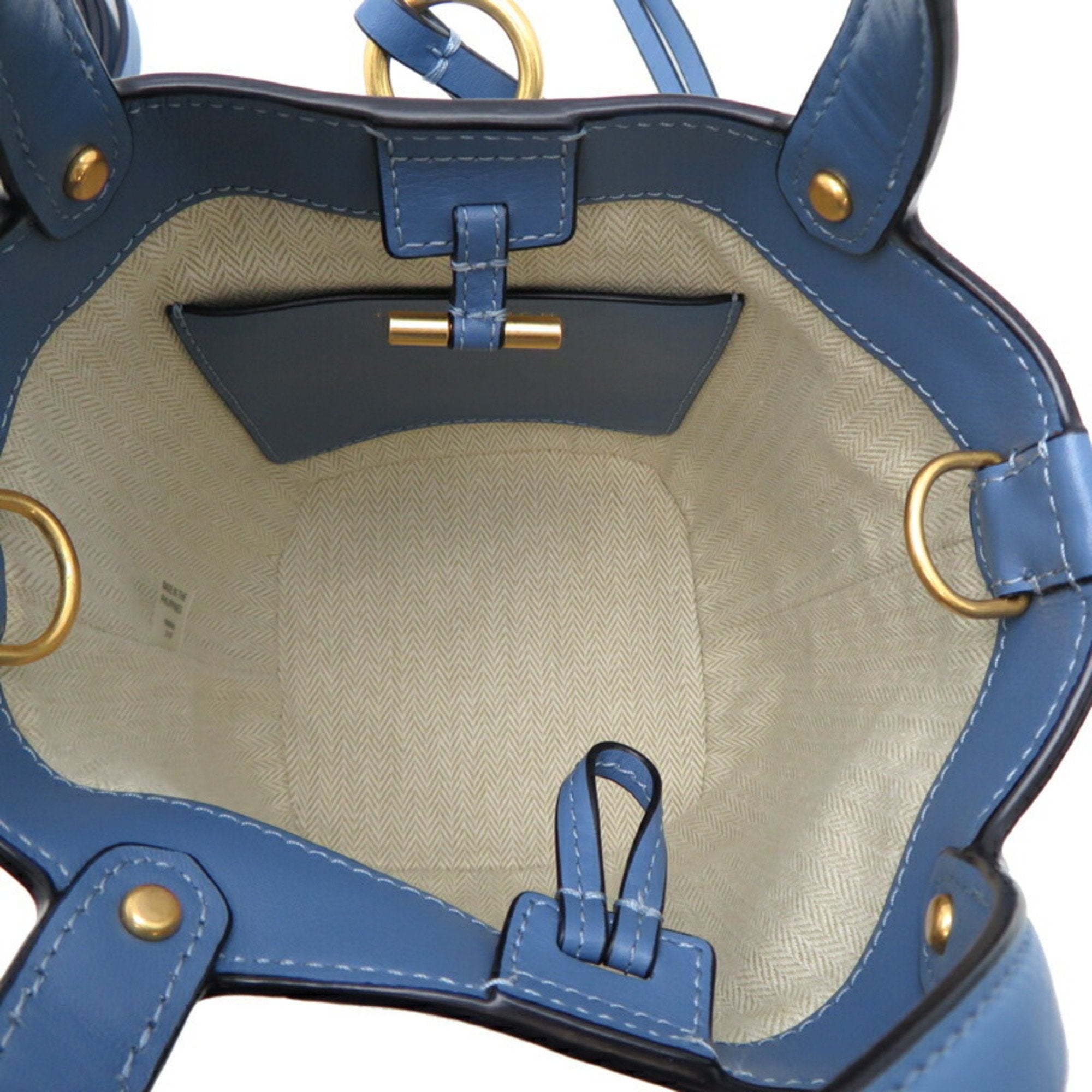 Tory Burch Blue Leather Handbag (Pre-Owned)