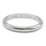 Bvlgari Silver Platinum 950 Band Ring (Pre-Owned)