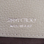 Jimmy Choo Gray Leather Long Wallet (Bi-Fold) (Pre-Owned)