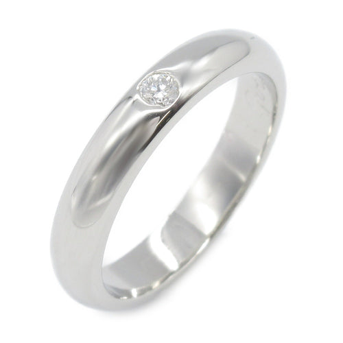 Cartier Clear Platinum 950 Band Ring (Pre-Owned)