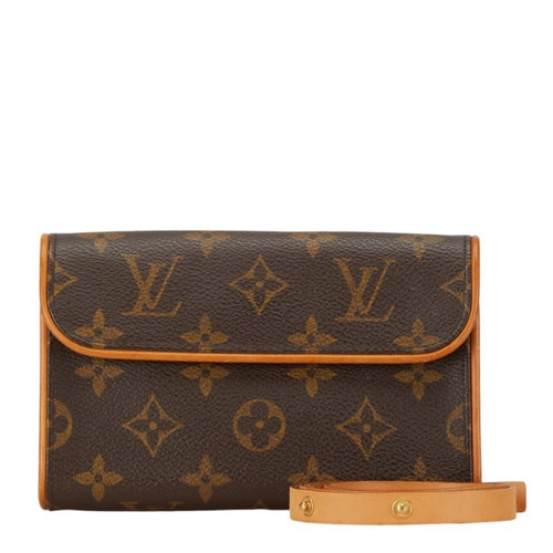 Louis Vuitton Brown Pvc Leather Fanny Pack Pochette (Pre-Owned)