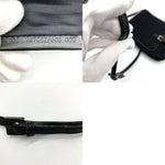 Fendi Black Canvas Leather Shoulder Bag (Pre-Owned)