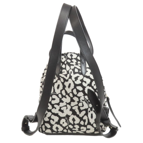 Jimmy Choo Black White Nylon Backpack (Pre-Owned)