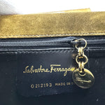 Salvatore Ferragamo Brown Leather Handbag (Pre-Owned)