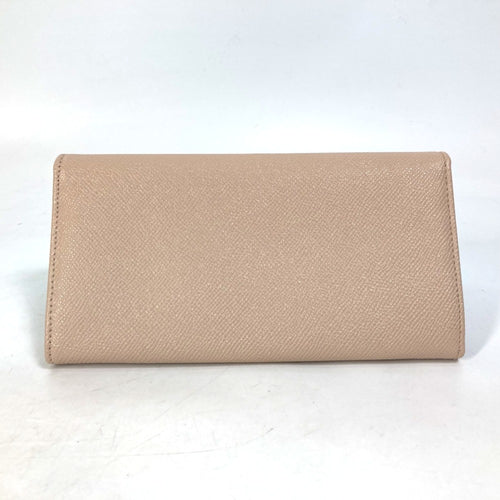 Bvlgari Pink Leather Wallet (Bi-Fold) (Pre-Owned)