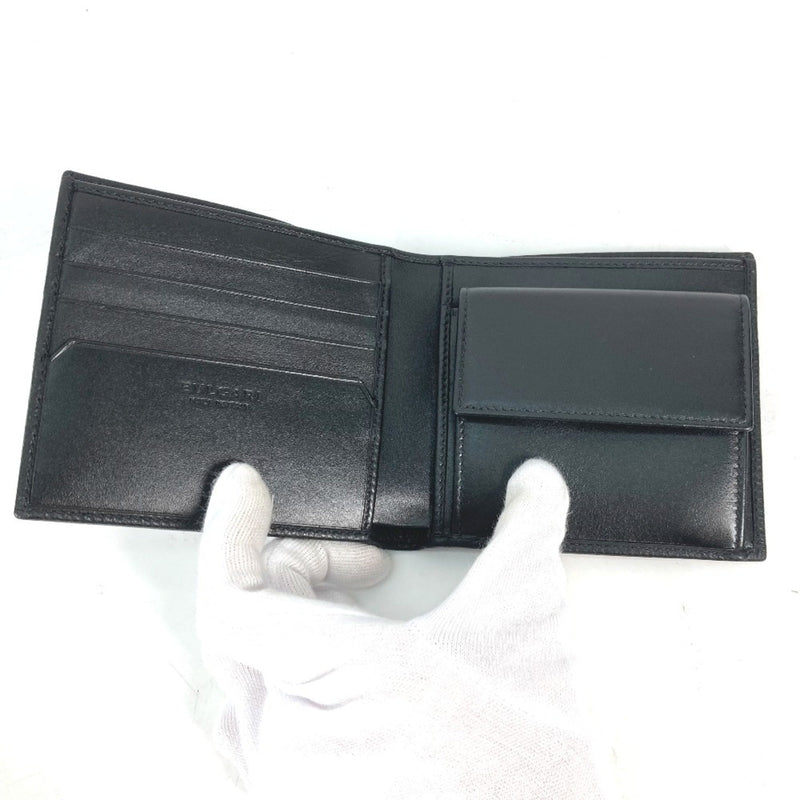 Bvlgari Black Leather Wallet (Bi-Fold) (Pre-Owned)