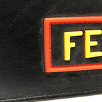 Fendi Black Leather Clutch Bag (Pre-Owned)