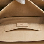 Fendi Beige Leather Handbag Shoulder Bag (Pre-Owned)