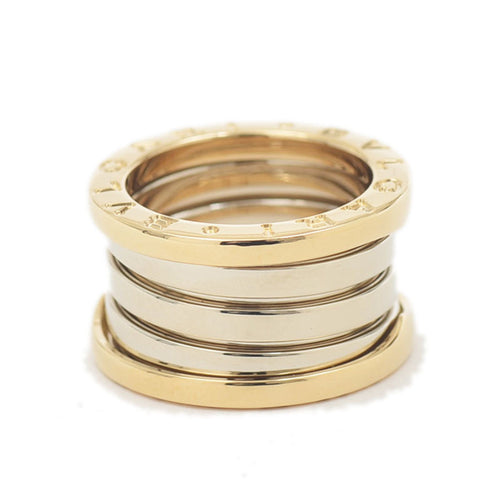 Bvlgari B.Zero1 White Gold Yellow Gold White Gold (18K) Yellow Gold (18K) Band Ring (Pre-Owned)