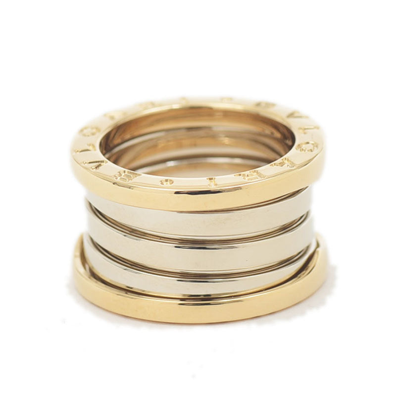 Bvlgari B.Zero1 White Gold Yellow Gold White Gold (18K) Yellow Gold (18K) Band Ring (Pre-Owned)