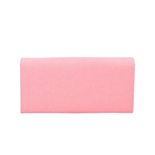 Bvlgari Bvlgari Bvlgari Pink Leather Long Wallet (Bi-Fold) (Pre-Owned)