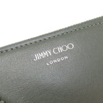 Jimmy Choo Blue Green Leather Coin Purse/Coin Case (Pre-Owned)