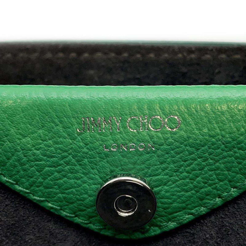 Jimmy Choo Green Leather Handbag (Pre-Owned)