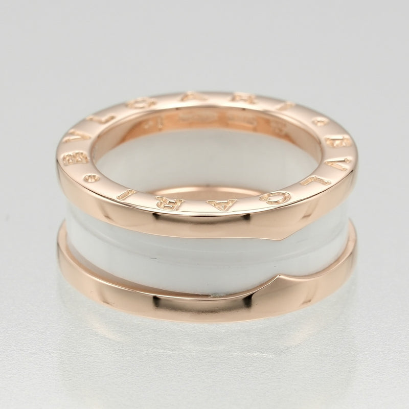 Bvlgari Pink Gold Ceramic Pink Gold (18K) Band Ring (Pre-Owned)