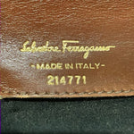 Salvatore Ferragamo Brown Leather Shoulder Bag (Pre-Owned)