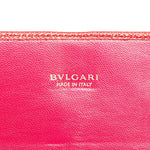 Bvlgari Bvlgari Bvlgari Red Color Leather Long Wallet (Bi-Fold) (Pre-Owned)