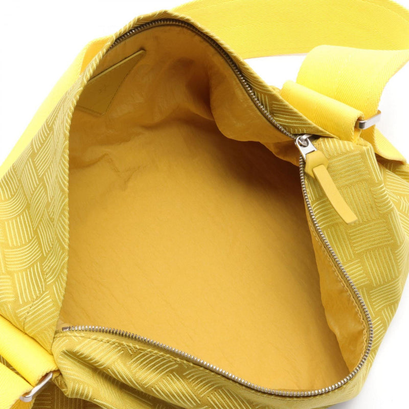 Bottega Veneta Brown Yellow Nylon Canvas Fanny Pack (Pre-Owned)