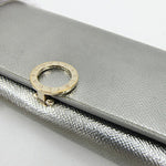 Bvlgari Bvlgari Bvlgari Black Silver Leather Long Wallet (Bi-Fold) (Pre-Owned)