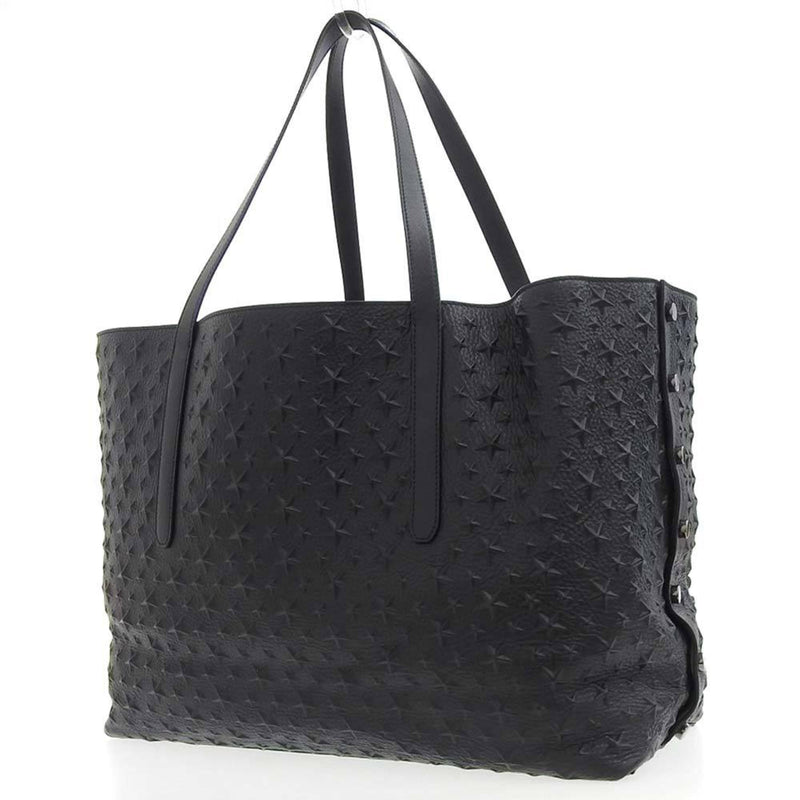 Jimmy Choo Black Leather Tote Bag (Pre-Owned)