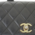 Chanel Black Leather Fanny Pack (Pre-Owned)