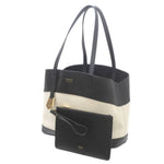 Salvatore Ferragamo Beige Black Pouch (Pre-Owned)