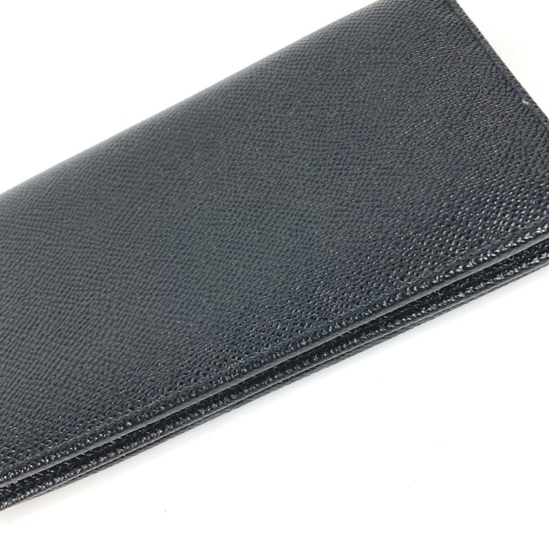 Bvlgari Black Leather Long Wallet (Bi-Fold) (Pre-Owned)