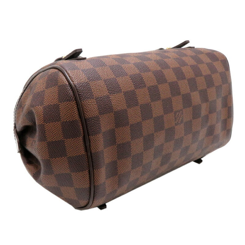 Louis Vuitton Damier Damier Canvas Ebene Galle Damier Azur Boston Bag (Pre-Owned)