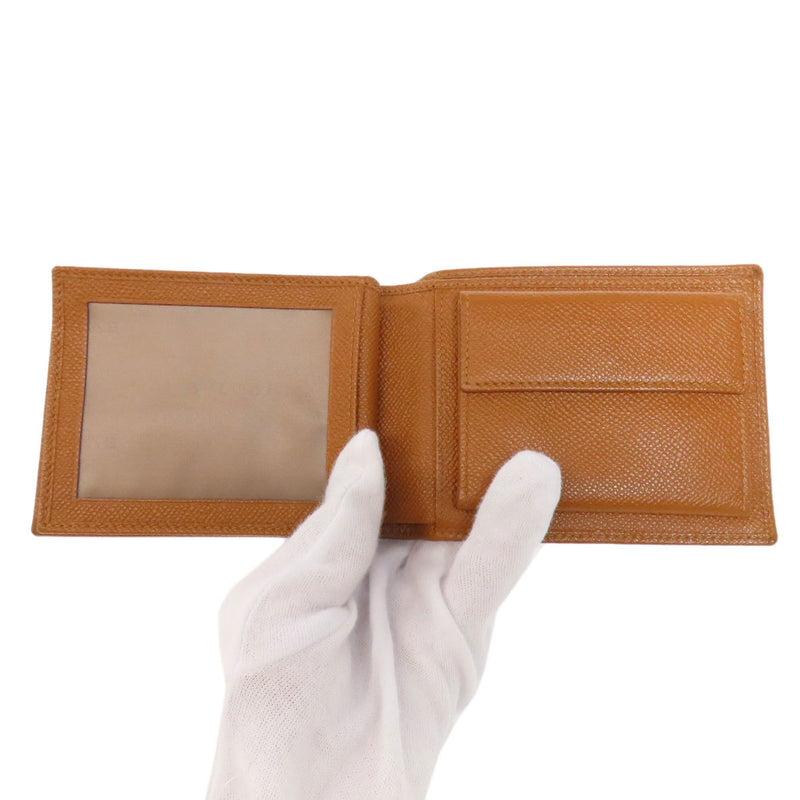 Bvlgari Brown Leather Wallet (Bi-Fold) (Pre-Owned)