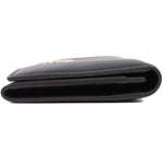 Bvlgari Black Leather Long Wallet (Bi-Fold) (Pre-Owned)