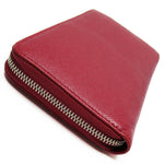 Bvlgari Bordeaux Leather Long Wallet (Bi-Fold) (Pre-Owned)