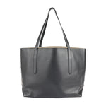 Jimmy Choo Black Bordeaux Leather Shoulder Bag Tote Bag (Pre-Owned)