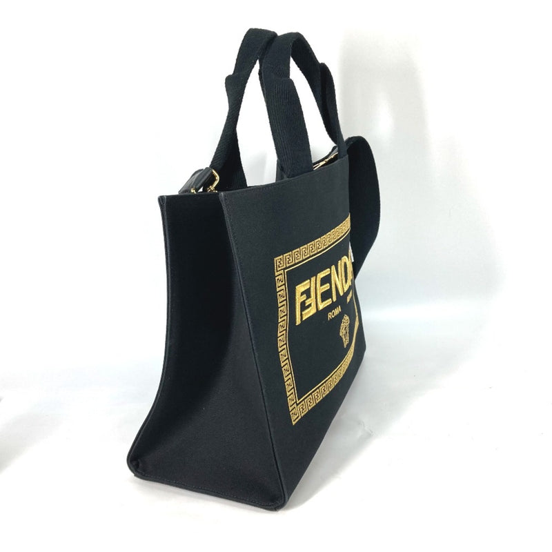 Fendi Black Cloth Shoulder Bag (Pre-Owned)