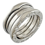 Bvlgari Silver White Gold (18K) Band Ring (Pre-Owned)