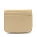 Balenciaga Beige Leather Middle Wallet (Bi-Fold)