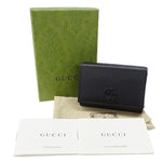 Gucci Black Leather Wallet (Tri-Fold) (Pre-Owned)