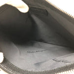 Salvatore Ferragamo Black Leather Clutch Bag (Pre-Owned)