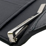 Valentino Garavani Black Leather Bill Wallet (Bi-Fold) (Pre-Owned)