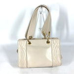 Fendi Beige Gold Leather Handbag Shoulder Bag (Pre-Owned)