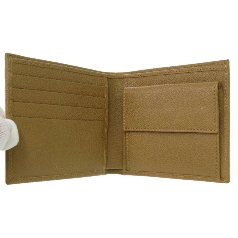 Bvlgari White Leather Wallet (Bi-Fold) (Pre-Owned)