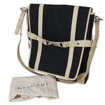 Bvlgari Black Canvas Shoulder Bag (Pre-Owned)