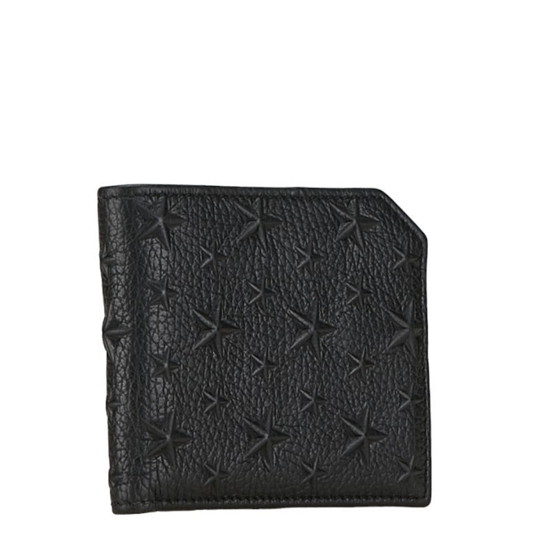 Jimmy Choo Black Leather Wallet (Bi-Fold) (Pre-Owned)