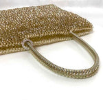 Anteprima Beige Gold Wire Handbag Pouch (Pre-Owned)