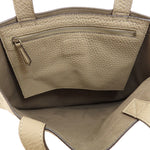 Fendi Beige Leather Tote Bag (Pre-Owned)