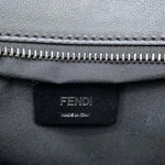 Fendi Black Leather Backpack Handbag (Pre-Owned)