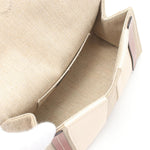 Chloé Beige Brown White Fabric Leather Fanny Pack