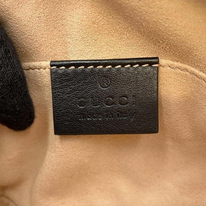 Gucci Black Leather Fanny Pack (Pre-Owned)