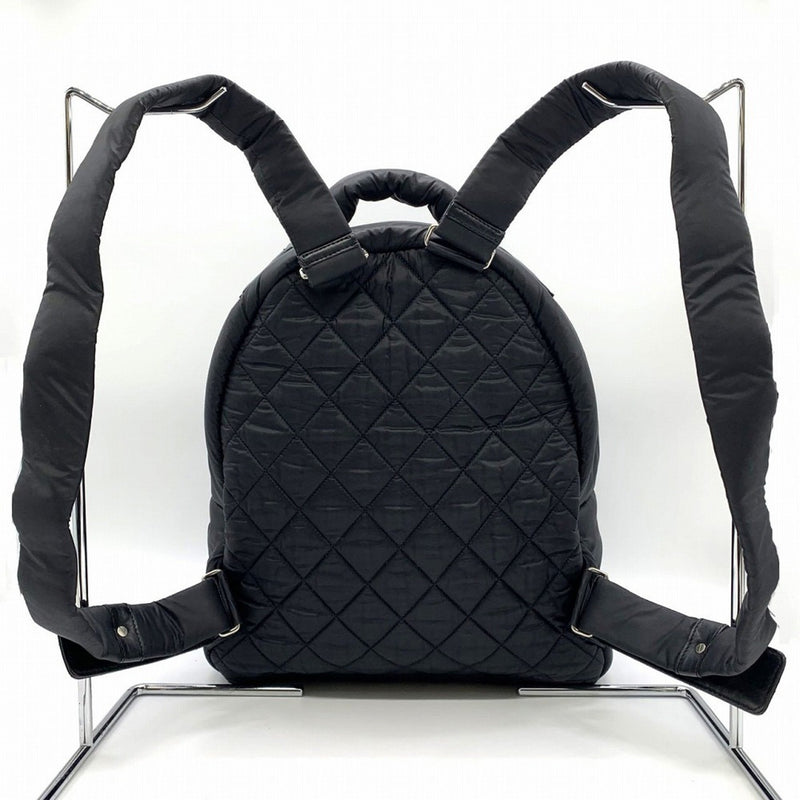 Chanel Black Nylon Backpack (Pre-Owned)