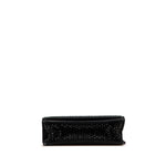 Salvatore Ferragamo Black Metal Suede Handbag Pouch (Pre-Owned)